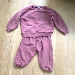 Zara toddler girl dusty rose set 3-4T SOLD